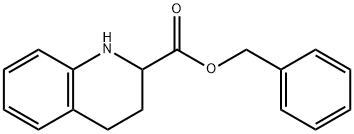 1,2,3,4-四氢喹啉-2-甲酸苄酯 结构式