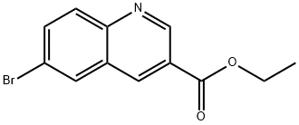 6-溴喹啉-3-甲酸乙酯 结构式