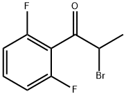 2-Bromo-1-(2,6-difluorophenyl)-propan-1-one 结构式