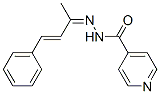 N-[[(E)-4-phenylbut-3-en-2-ylidene]amino]pyridine-4-carboxamide 结构式