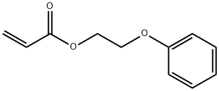 2-苯氧基乙基丙烯酸酯 结构式