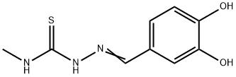 Hydrazinecarbothioamide, 2-[(3,4-dihydroxyphenyl)methylene]-N-methyl- (9CI) 结构式