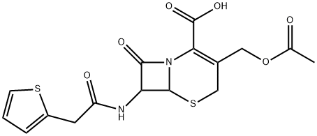 cefalotin 结构式