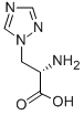 (S)-2-胺-3-(1,2,4-三唑-1-基)丙酸 结构式