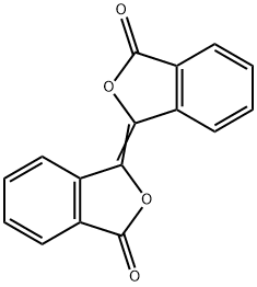 3-[3-Oxoisobenzofuran-1(3H)-ylidene]-1(3H)-isobenzofuranone 结构式