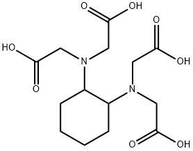 1,2-环己二胺四乙酸 结构式