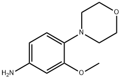 3-甲氧基-4-吗啉-4-基-苯胺 结构式