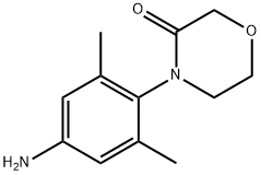 3-Morpholinone, 4-(4-amino-2,6-dimethylphenyl)- 结构式