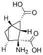 Tricyclo[2.2.1.02,6]heptane-1,3-dicarboxylic acid, 3-amino-, (1R,2R,3S,4S,6S)- 结构式