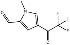 1H-Pyrrole-2-carboxaldehyde, 1-methyl-4-(trifluoroacetyl)- (9CI) 结构式