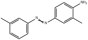 4-Amino-3,3'-dimethylazobenzene 结构式