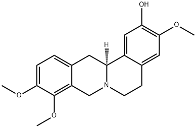 (-)-异延胡索单酚碱 结构式