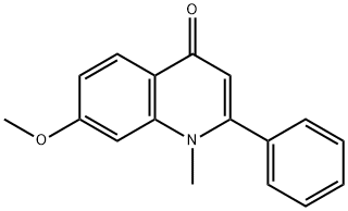 7-Methoxy-1-methyl-2-phenylquinolin-4(1H)-one 结构式