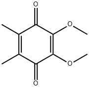 2,3-DIMETHOXY-5,6-DIMETHYL-P-BENZOQUINONE 结构式