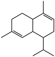 1,2,4a,5,6,8a-hexahydro-1-isopropyl-4,7-dimethylnaphthalene 结构式