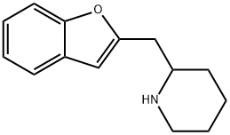 RAC-2-(1-BENZOFURAN-2-YLMETHYL)PIPERIDINE 结构式