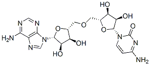 腺苷酰-(3'-5')-胞苷 结构式