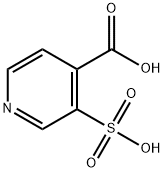 3-磺酸基异烟酸 结构式