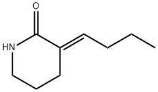 2-Piperidinone, 3-butylidene-, (3E)- (9CI) 结构式