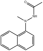 N'-METHYL-N'-(NAPHTHALEN-1-YL)ACETOHYDRAZIDE 结构式