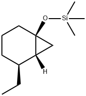 Silane, [[(1S,5S,6R)-5-ethylbicyclo[4.1.0]hept-1-yl]oxy]trimethyl- (9CI) 结构式