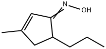 2-Cyclopenten-1-one,3-methyl-5-propyl-,oxime(9CI) 结构式