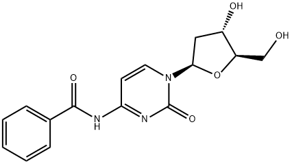 N-苯甲酰-2'-脱氧胞苷 结构式