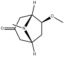 6B-METHOXY-3-TROPINON 结构式