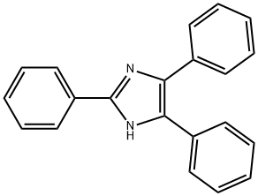 2，4，5－三苯基咪唑 结构式