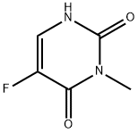 5-氟-3-甲基-1H-嘧啶-2,4-二酮 结构式