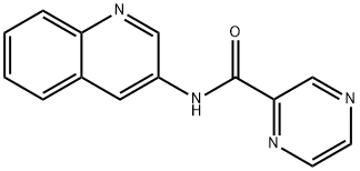 Pyrazinecarboxamide, N-3-quinolinyl- (9CI) 结构式