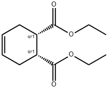 顺-4-环己烯-1,2-二羧酸二乙酯 结构式