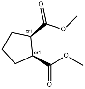 (1R,2S)-1,2-Cyclopentanedicarboxylic acid dimethyl ester 结构式