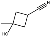 3-羟基-3-甲基环丁烷-1-甲腈 结构式