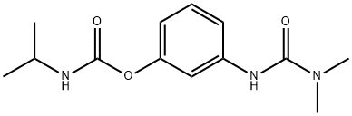 N-(1-Methylethyl)carbamic acid 3-[[(dimethylamino)carbonyl]amino]phenyl ester 结构式