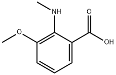 3-Methoxy-2-(methylamino)benzoic acid 结构式