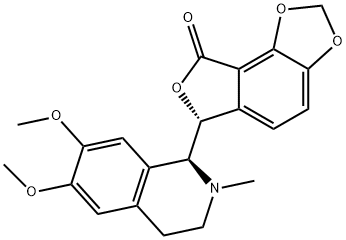 紫堇明 结构式