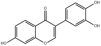 3',4',7-三羟基异黄酮 结构式
