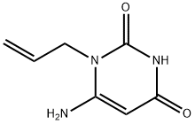 1-烯丙基-6-氨基尿嘧啶	 结构式