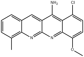 Dibenzo[b,g][1,8]naphthyridin-11-amine, 10-chloro-7-methoxy-4-methyl- (9CI) 结构式