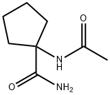 Cyclopentanecarboxamide, 1-acetamido- (7CI,8CI) 结构式