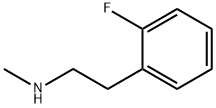 N-甲基-2-氟-Β-苯乙胺 结构式