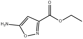 5-氨基-3-异恶唑羧酸乙酯 结构式