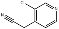 2-(3-CHLOROPYRIDIN-4-YL)ACETONITRILE 结构式