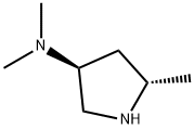 3-Pyrrolidinamine,N,N,5-trimethyl-,(3S,5S)-(9CI) 结构式