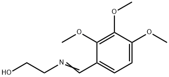 ETHANOL, 2-[[(2,3,4-TRIMETHOXYPHENYL)METHYLENE]AMINO]- 结构式