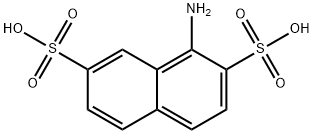 1-amino-2,7-naphthalenedisulfonic acid 结构式