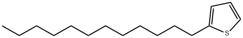 2-十二烷基噻吩 结构式