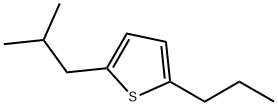 2-Isobutyl-5-propylthiophene 结构式