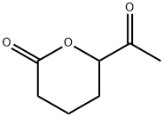 2H-Pyran-2-one, 6-acetyltetrahydro- (9CI) 结构式